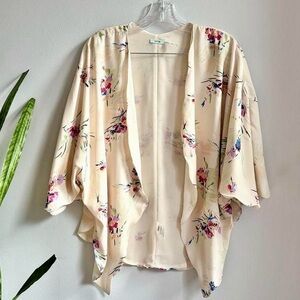 Kimchi Blue Pastel Floral Kimono M/L
